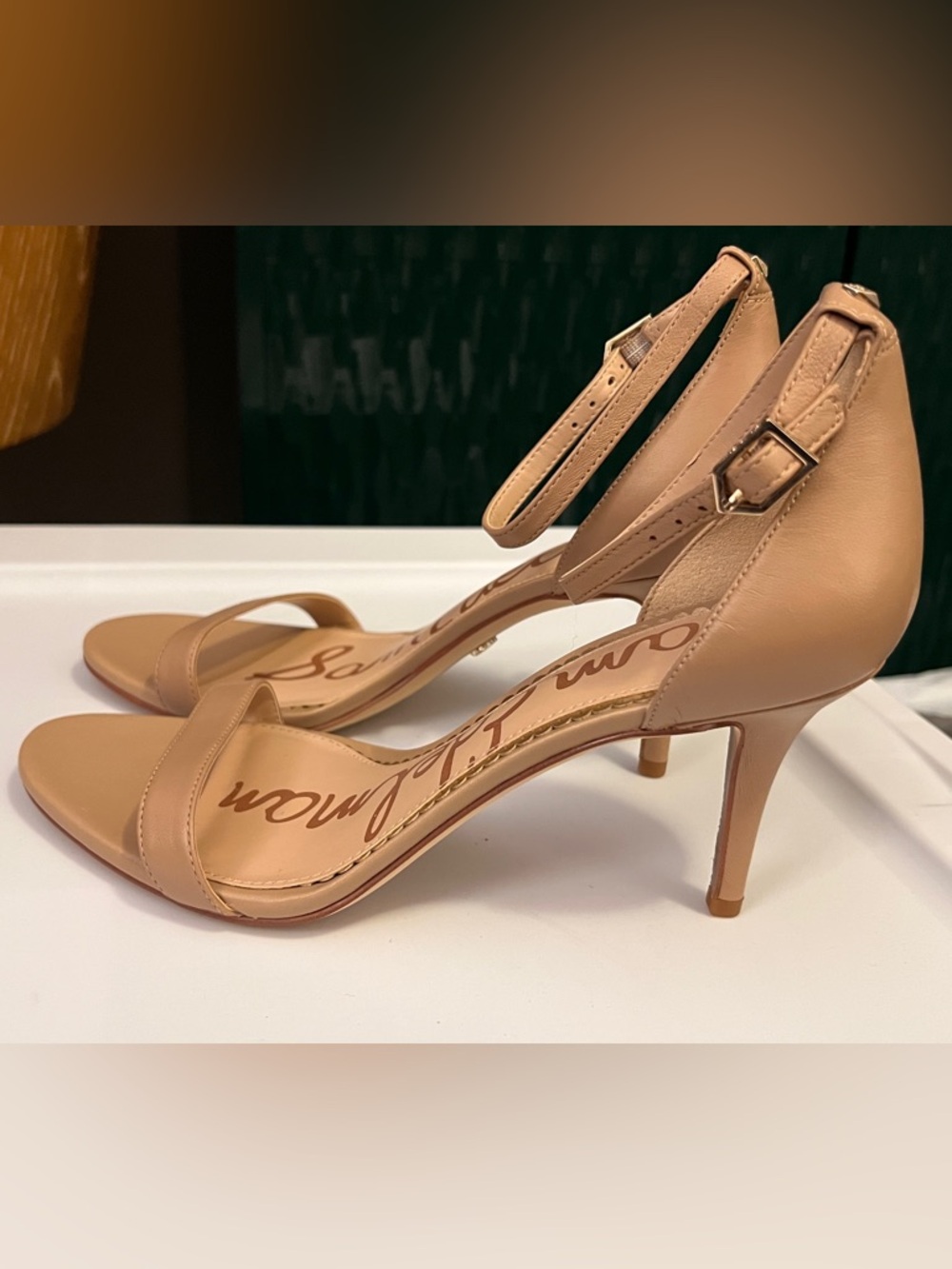 NWOB Nude Ankle-Strap Stiletto Sandal - Heel - Picture 7 of 11